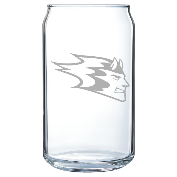 University of Wisconsin-Stout Polytechnic Polar Camel 16 oz. Can Glass