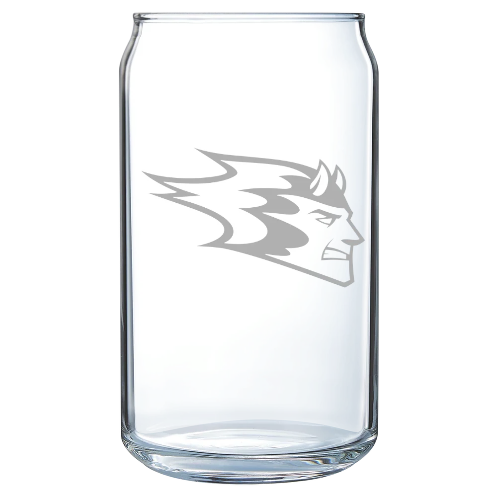 University of Wisconsin-Stout Polytechnic Polar Camel 16 oz. Can Glass