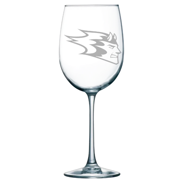University of Wisconsin-Stout Polytechnic Polar Camel 19 oz. Wine Glass