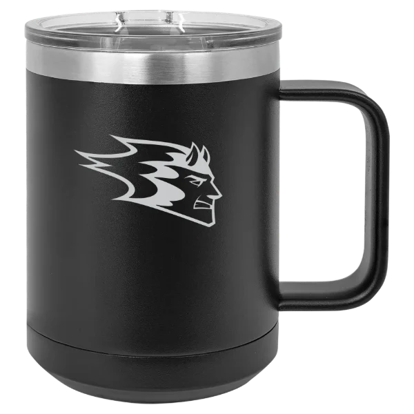 University of Wisconsin-Stout Polytechnic Polar Camel 15 oz. Mug with Slider Lid
