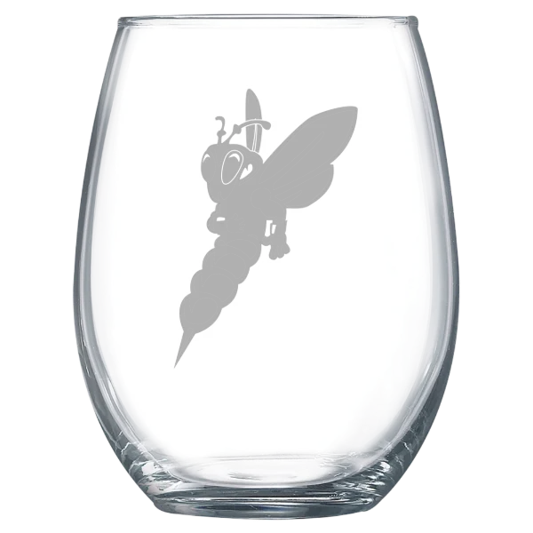 University of Wisconsin-Superior Polar Camel 15 oz. Stemless Wine Glass