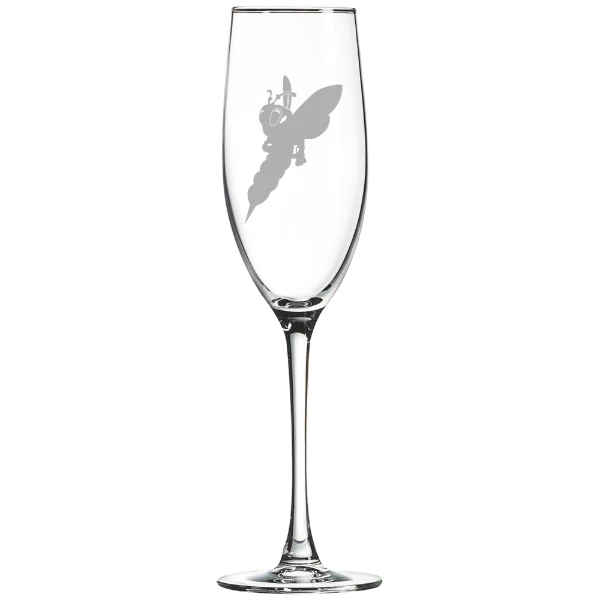 University of Wisconsin-Superior Polar Camel 8 oz. Champagne Flute