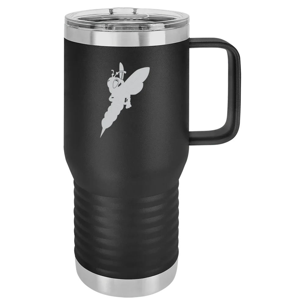University of Wisconsin-Superior Polar Camel 20 oz. Travel Mug with Slider Lid
