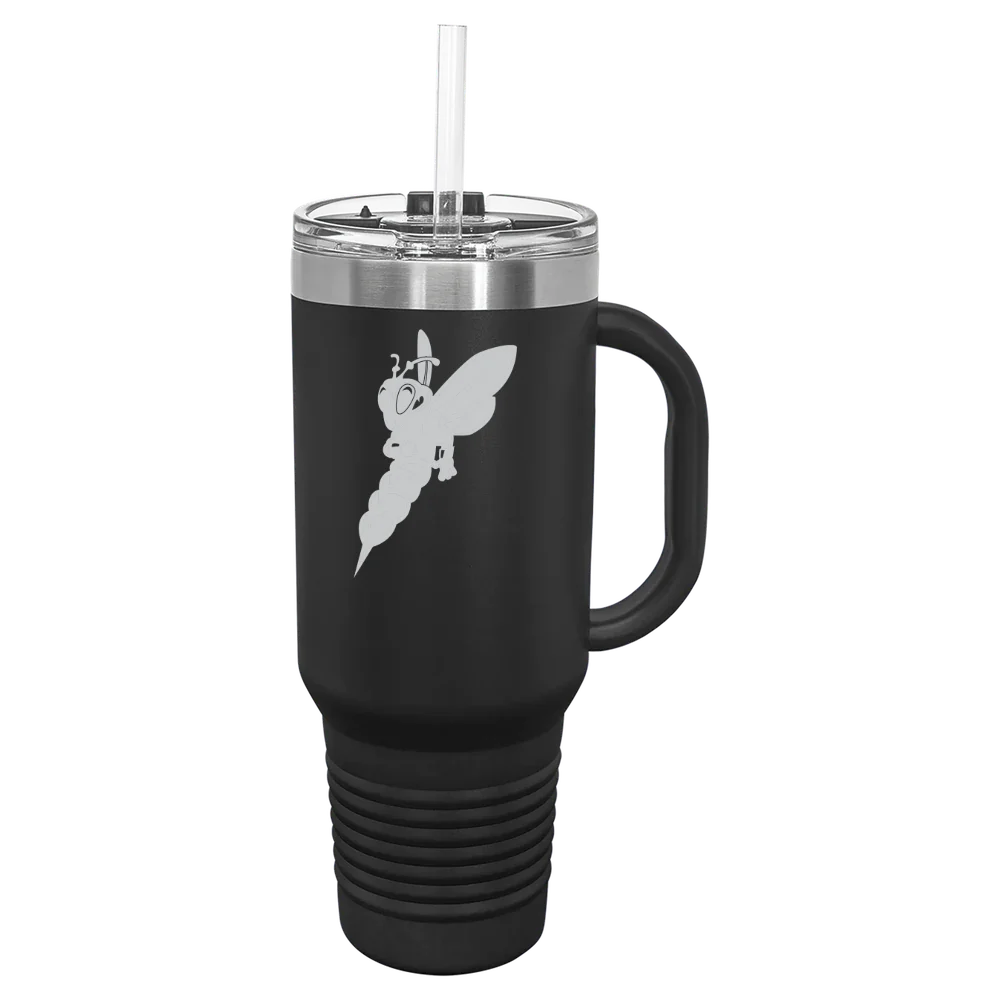 University of Wisconsin-Superior Polar Camel 40 oz. Travel Mug with Snap Lid & Straw