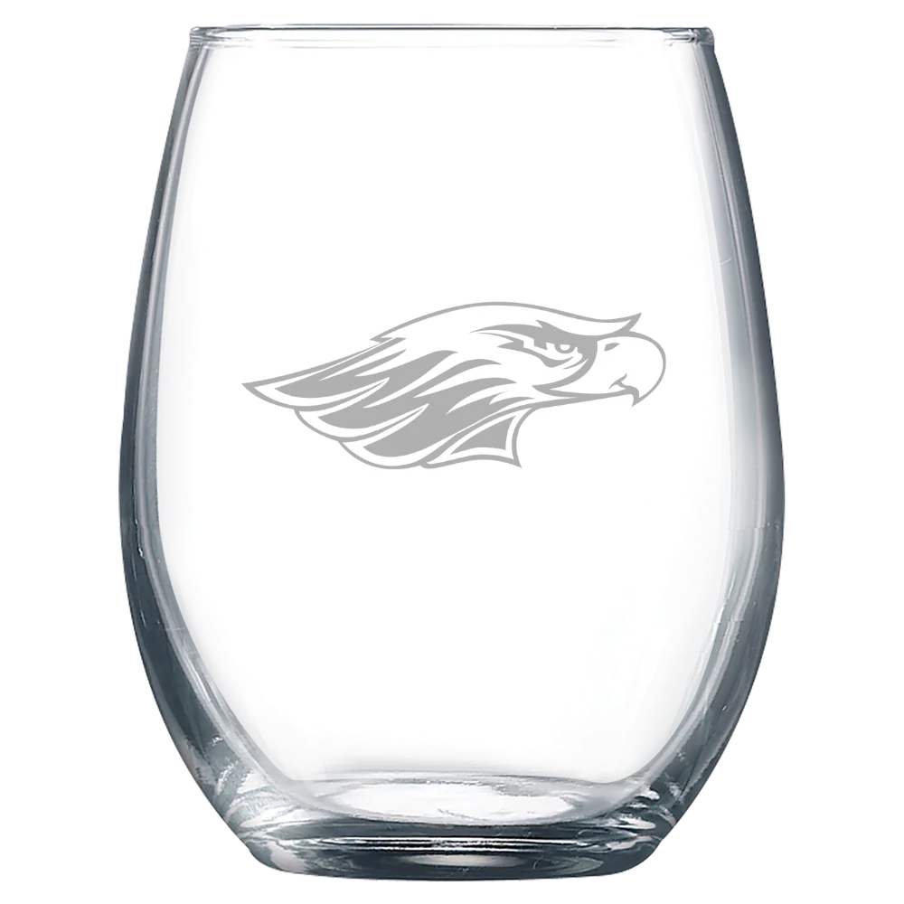 University of Wisconsin-Whitewater Polar Camel 9 oz. Stemless Wine Glass