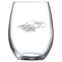 University of Wisconsin-Whitewater Polar Camel 9 oz. Stemless Wine Glass