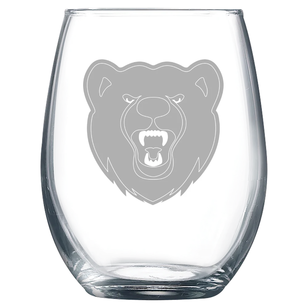 Ursinus College Polar Camel 9 oz. Stemless Wine Glass