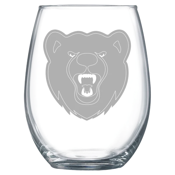 Ursinus College Polar Camel 15 oz. Stemless Wine Glass