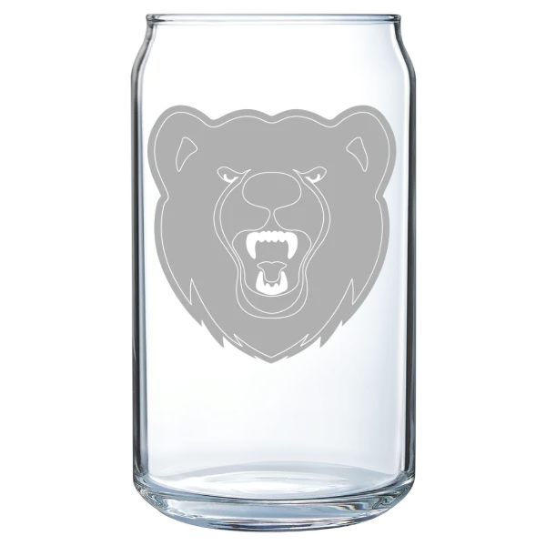 Ursinus College Polar Camel 16 oz. Can Glass