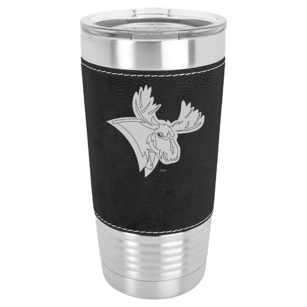 Utica University Polar Camel 20 oz. Leatherette Grip Tumbler with Standard Lid