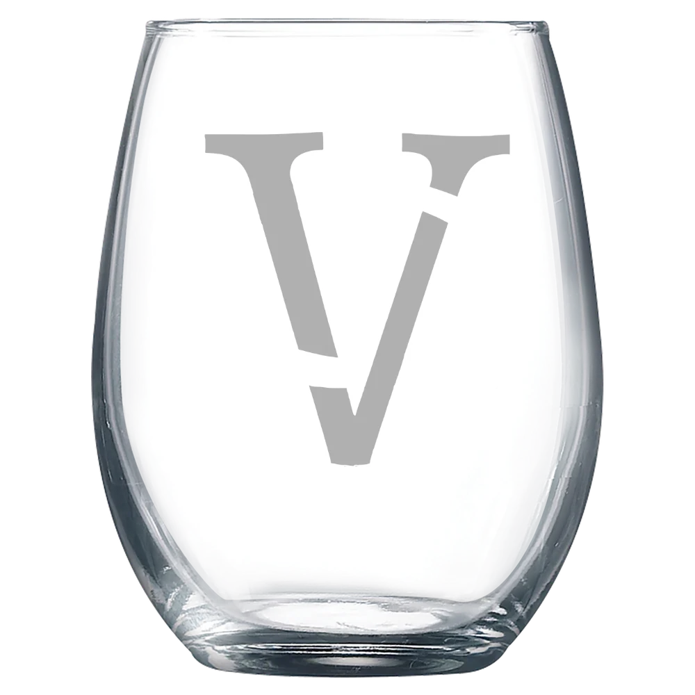Vassar College Polar Camel 9 oz. Stemless Wine Glass