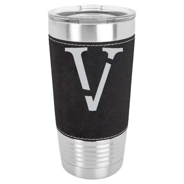 Vassar College Polar Camel 20 oz. Leatherette Grip Tumbler with Standard Lid