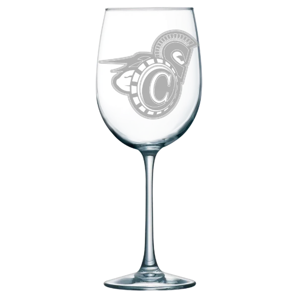 Vermont State University Castleton Polar Camel 19 oz. Wine Glass