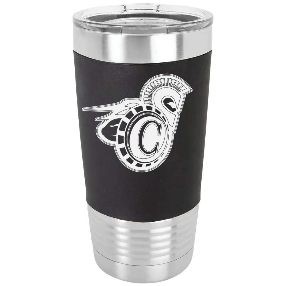 Vermont State University Castleton Polar Camel 20 oz. Silicone Grip Tumbler with Standard Lid