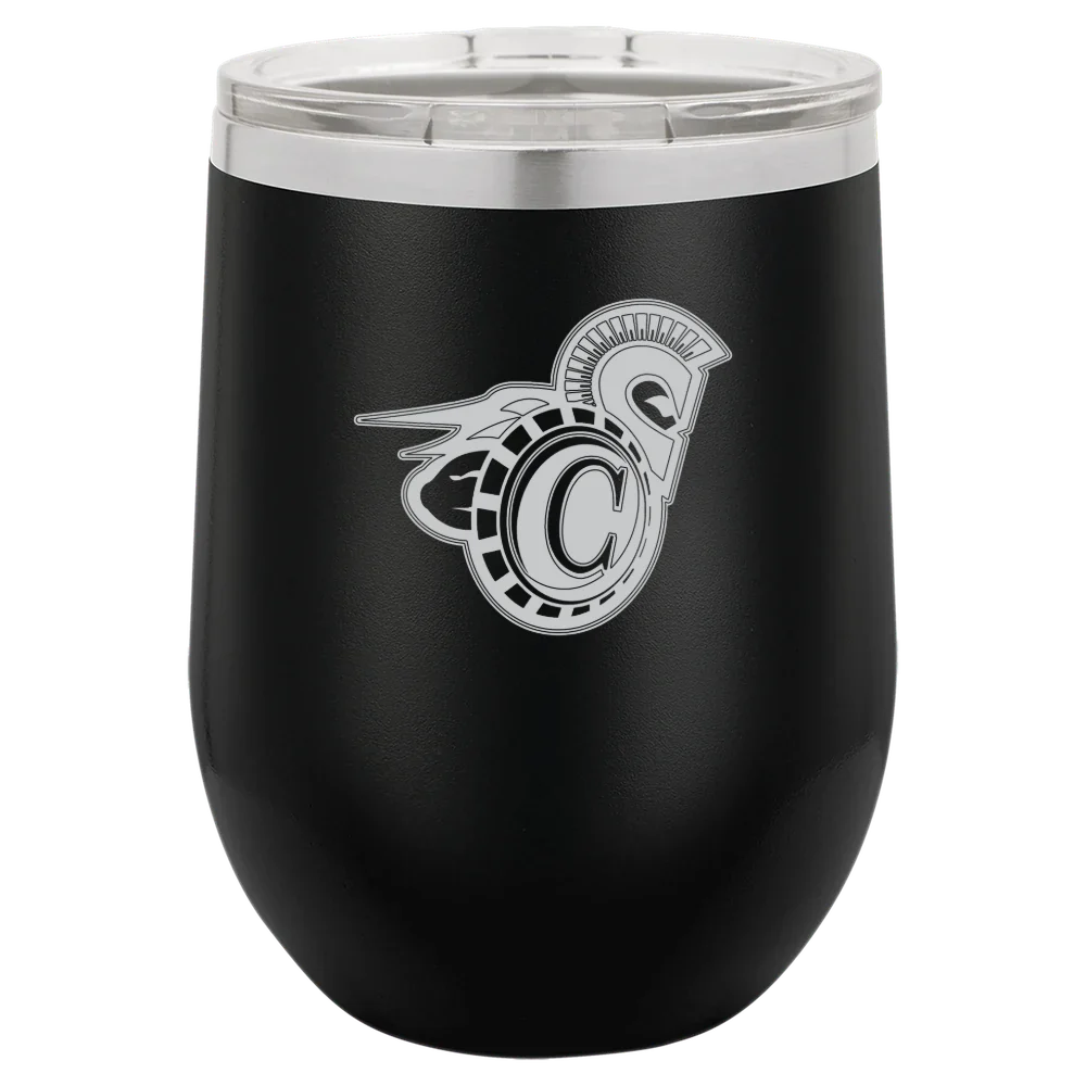 Vermont State University Castleton Polar Camel 12 oz. Stemless Wine Tumbler