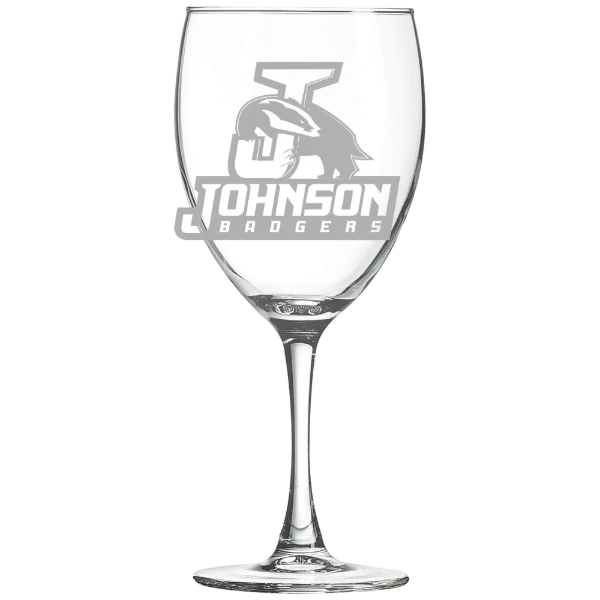Vermont State University-Johnson Polar Camel 10 1/2 oz. Wine Glass