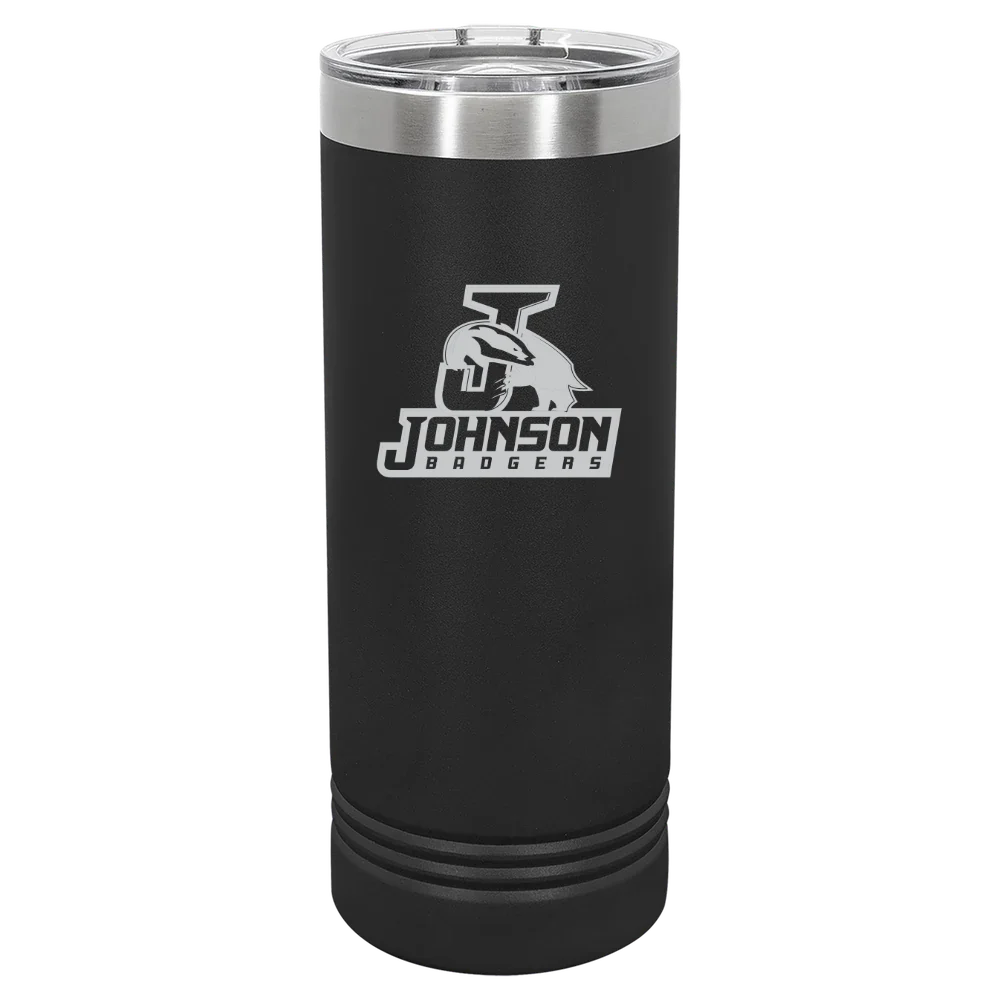 Vermont State University-Johnson Polar Camel 22 oz. Skinny Tumbler with Slider Lid