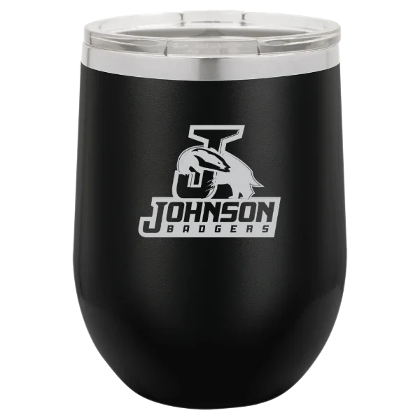 Vermont State University-Johnson Polar Camel 12 oz. Stemless Wine Tumbler