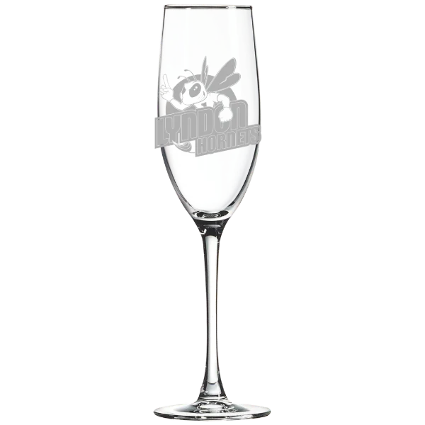 Vermont State University Lyndon Polar Camel 8 oz. Champagne Flute