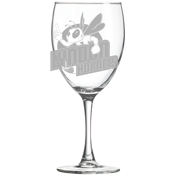 Vermont State University Lyndon Polar Camel 10 1/2 oz. Wine Glass