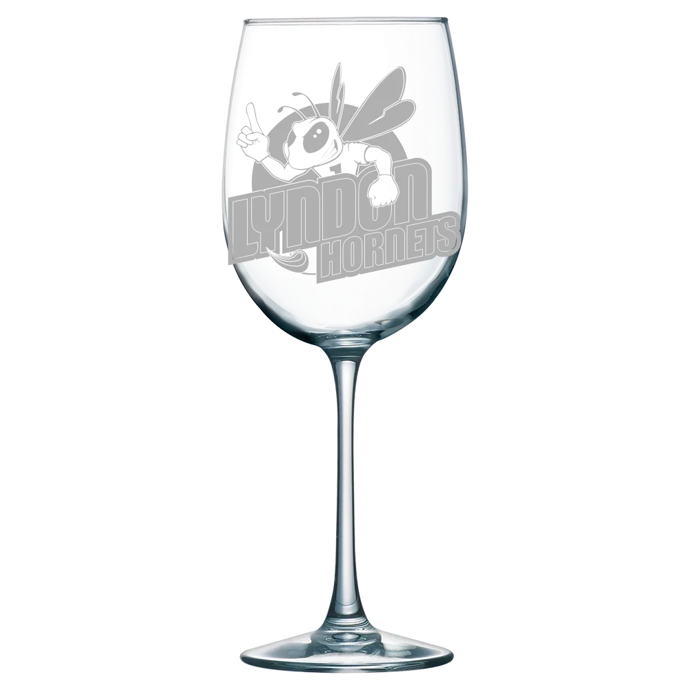 Vermont State University Lyndon Polar Camel 19 oz. Wine Glass