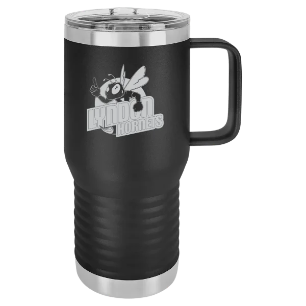 Vermont State University Lyndon Polar Camel 20 oz. Travel Mug with Slider Lid