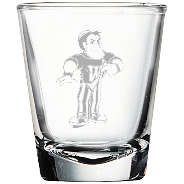 Wabash College Polar Camel 1.7 oz. Shot Glass