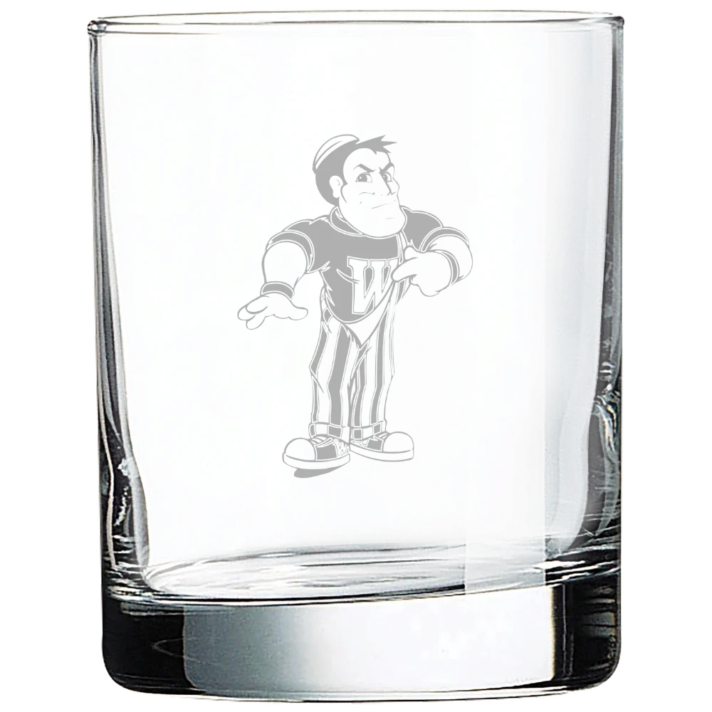 Wabash College Polar Camel 10 1/2 oz. On The Rocks Glass