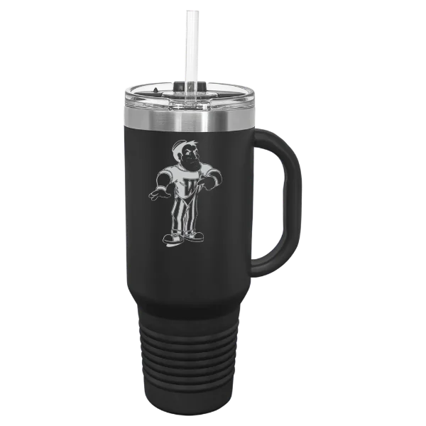 Wabash College Polar Camel 40 oz. Travel Mug with Snap Lid & Straw