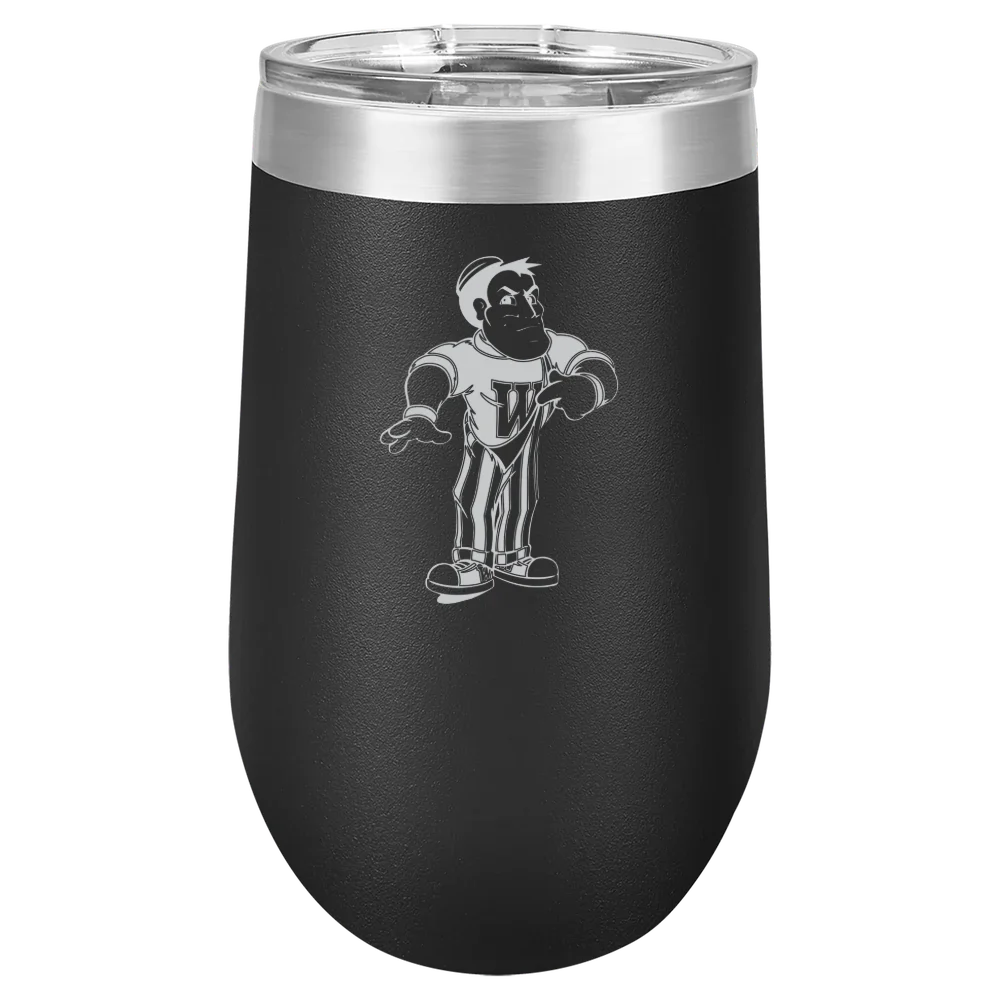 Wabash College Polar Camel 16 oz. Stemless Wine Tumbler