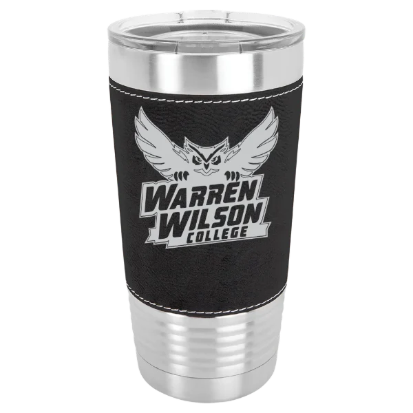 Warren Wilson College Polar Camel 20 oz. Leatherette Grip Tumbler with Standard Lid