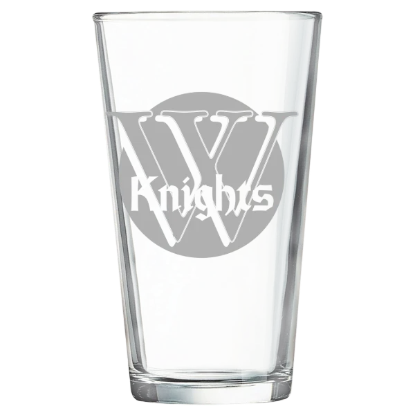 Wartburg College Polar Camel 16 oz. Pint Mixing Glass