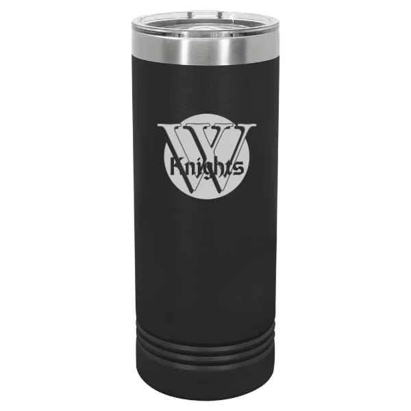 Wartburg College Polar Camel 22 oz. Skinny Tumbler with Slider Lid