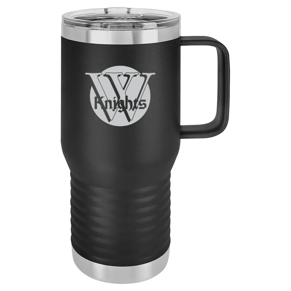 Wartburg College Polar Camel 20 oz. Travel Mug with Slider Lid