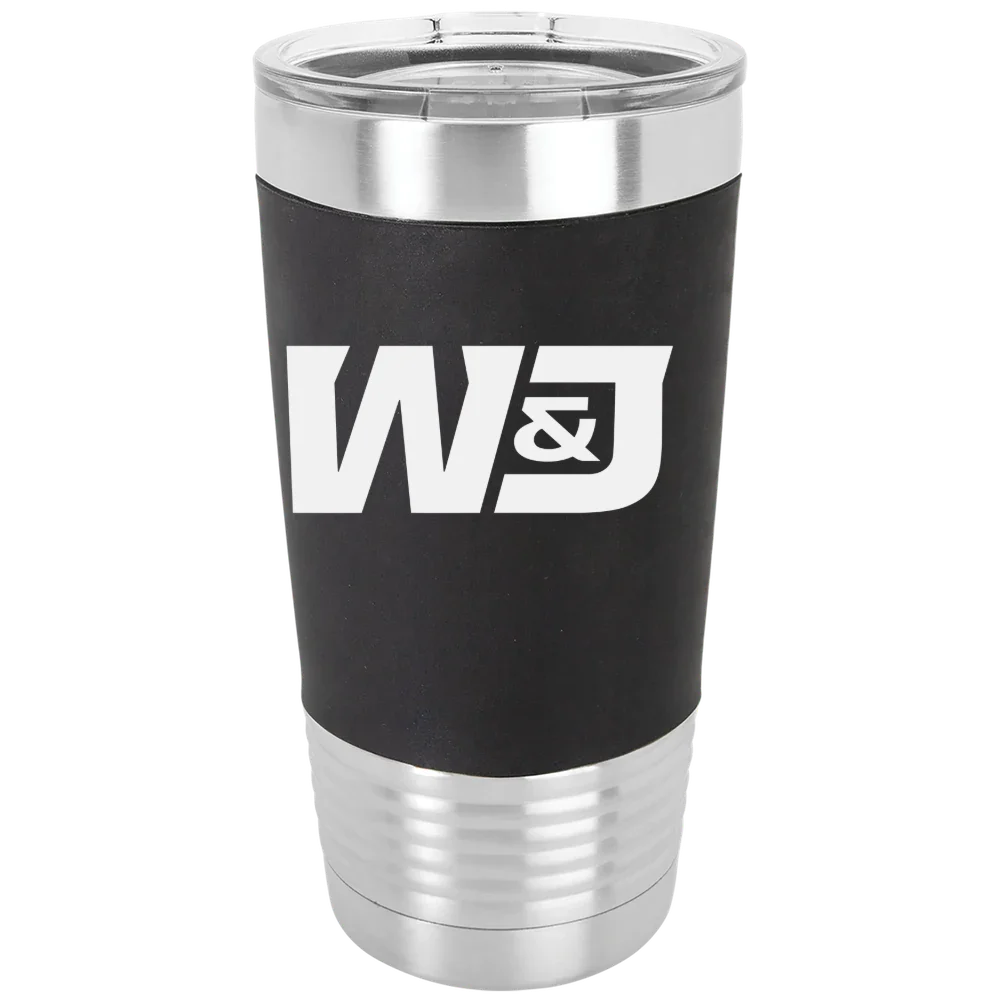 Washington and Jefferson College Polar Camel 20 oz. Silicone Grip Tumbler with Standard Lid