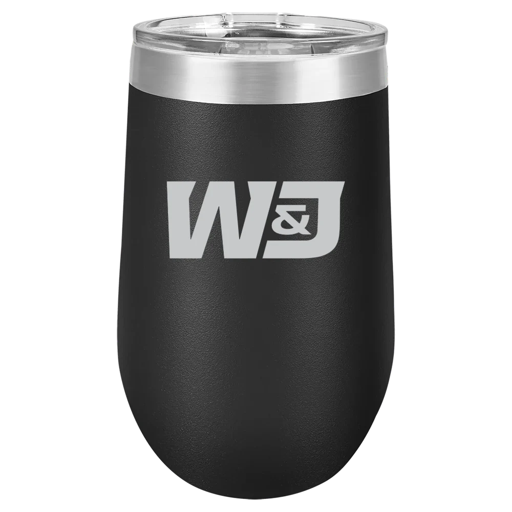 Washington and Jefferson College Polar Camel 16 oz. Stemless Wine Tumbler