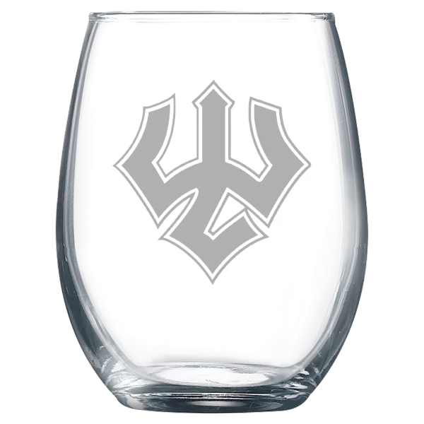 Washington and Lee University Polar Camel 9 oz. Stemless Wine Glass
