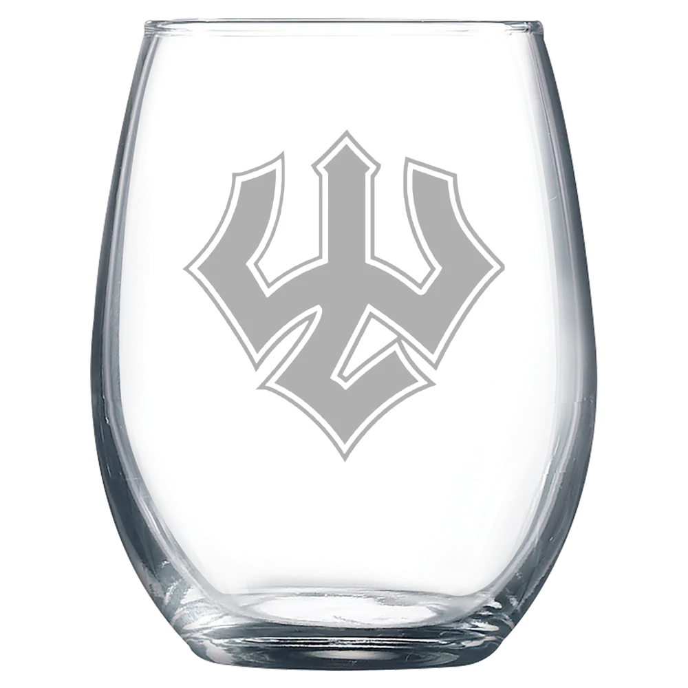 Washington and Lee University Polar Camel 9 oz. Stemless Wine Glass
