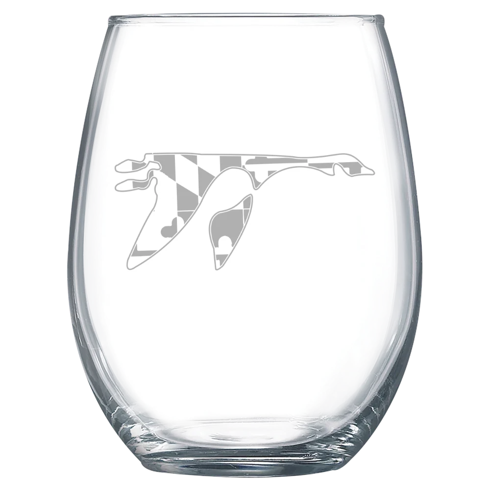 Washington College (Maryland) Polar Camel 15 oz. Stemless Wine Glass