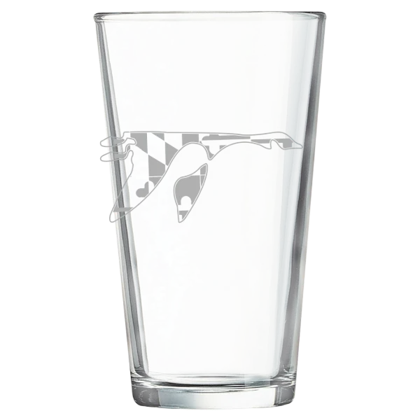 Washington College (Maryland) Polar Camel 16 oz. Pint Mixing Glass