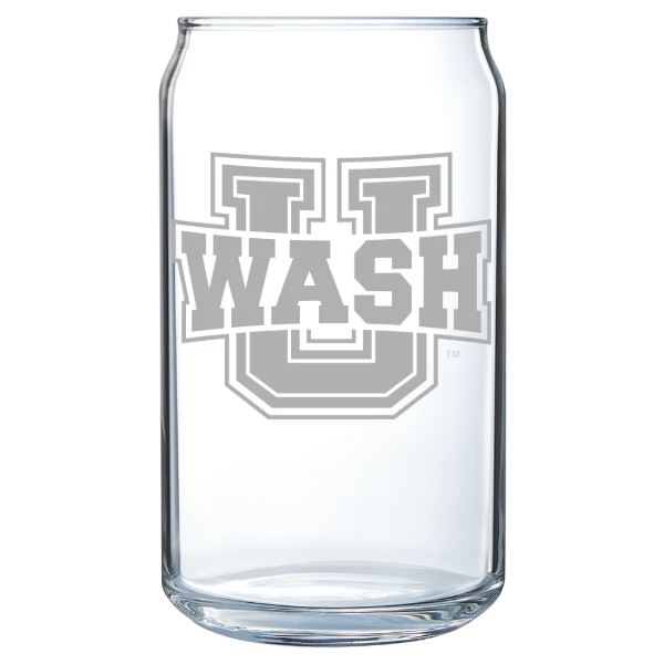 Washington University in St. Louis Polar Camel 16 oz. Can Glass