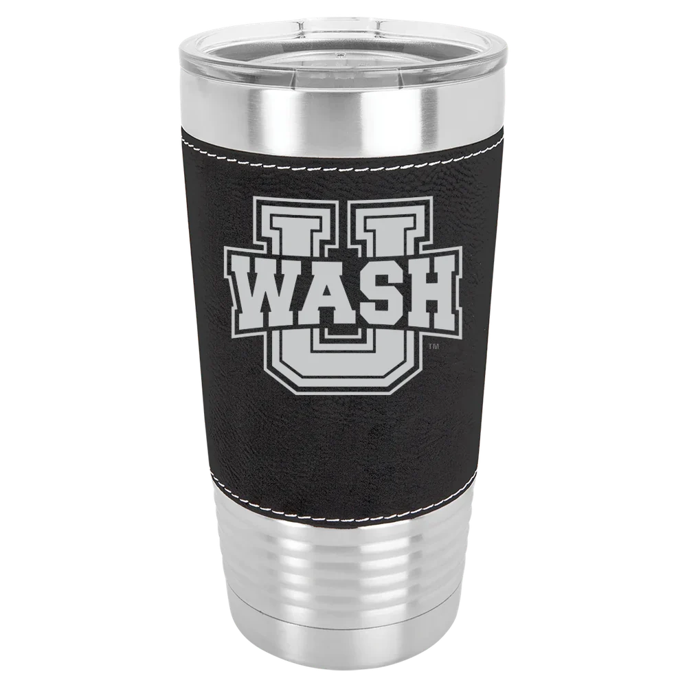 Washington University in St. Louis Polar Camel 20 oz. Leatherette Grip Tumbler with Standard Lid