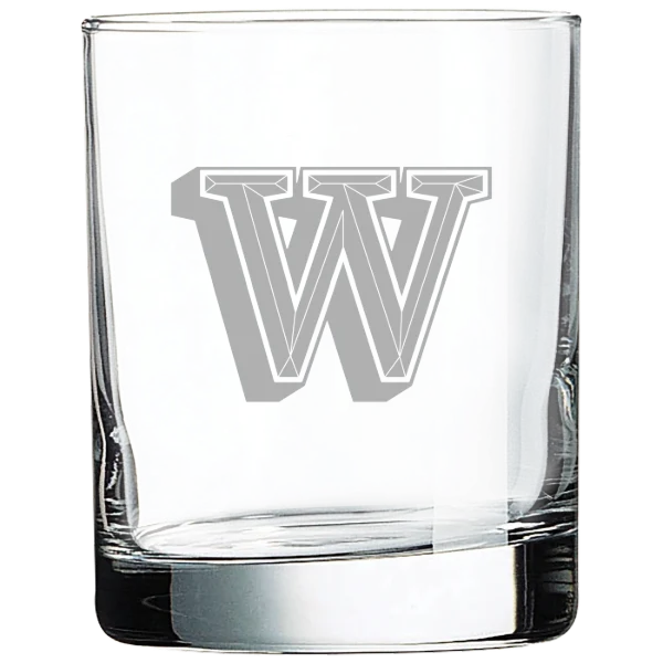 Waynesburg University Polar Camel 10 1/2 oz. On The Rocks Glass