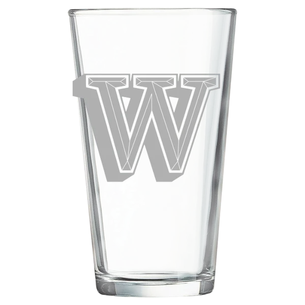 Waynesburg University Polar Camel 16 oz. Pint Mixing Glass