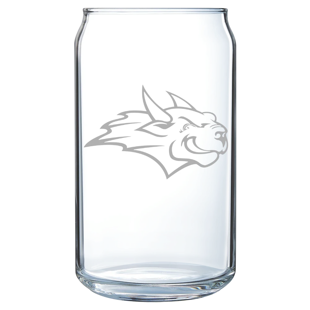 Webster University Polar Camel 16 oz. Can Glass
