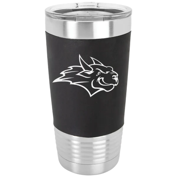 Webster University Polar Camel 20 oz. Silicone Grip Tumbler with Standard Lid