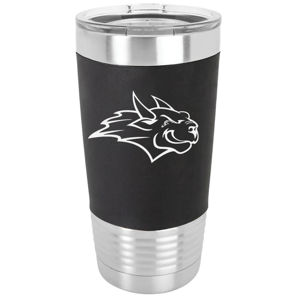 Webster University Polar Camel 20 oz. Silicone Grip Tumbler with Standard Lid