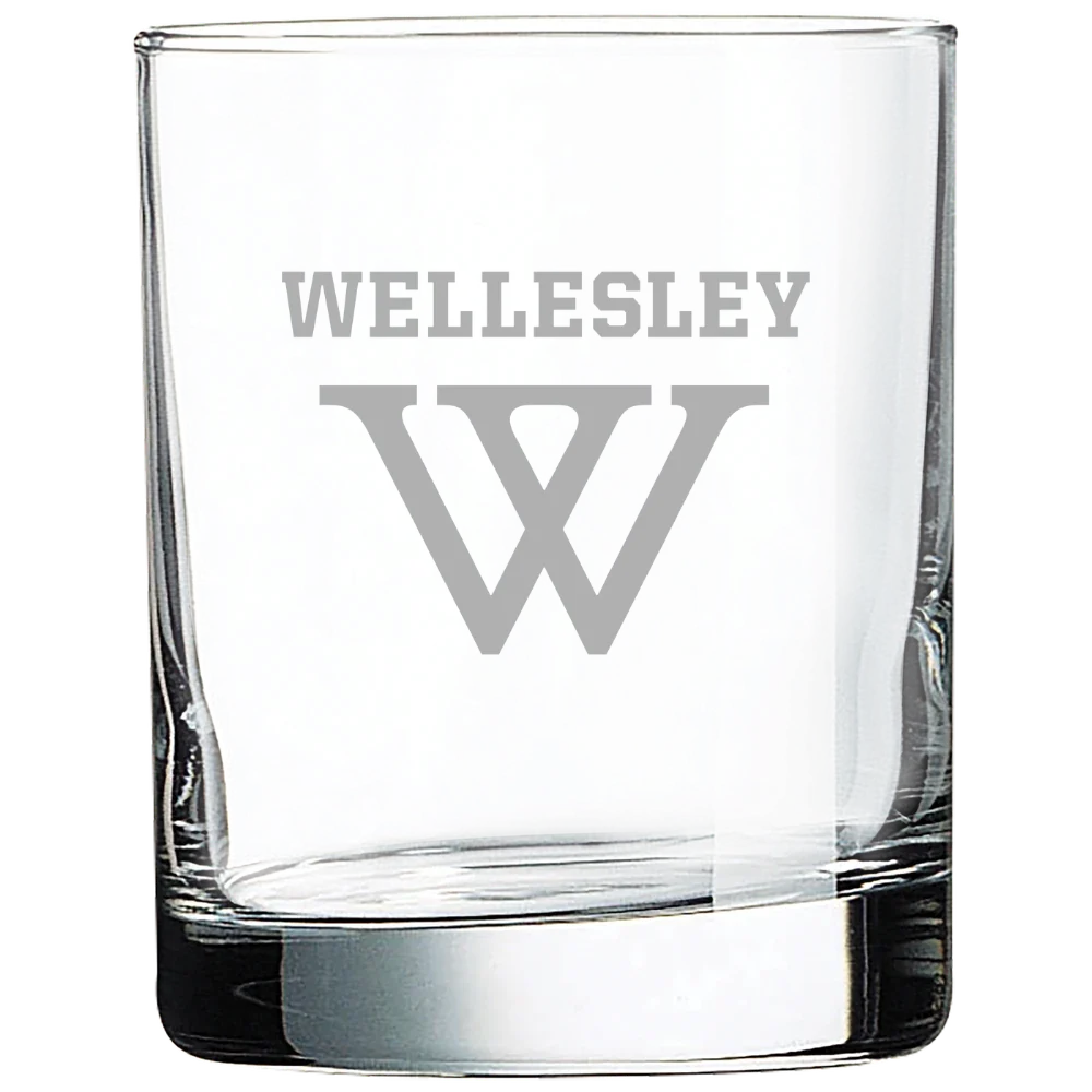 Wellesley College Polar Camel 10 1/2 oz. On The Rocks Glass