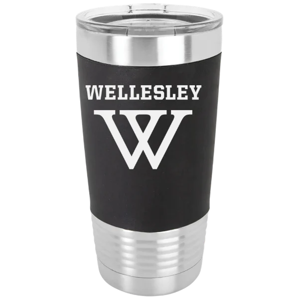 Wellesley College Polar Camel 20 oz. Silicone Grip Tumbler with Standard Lid