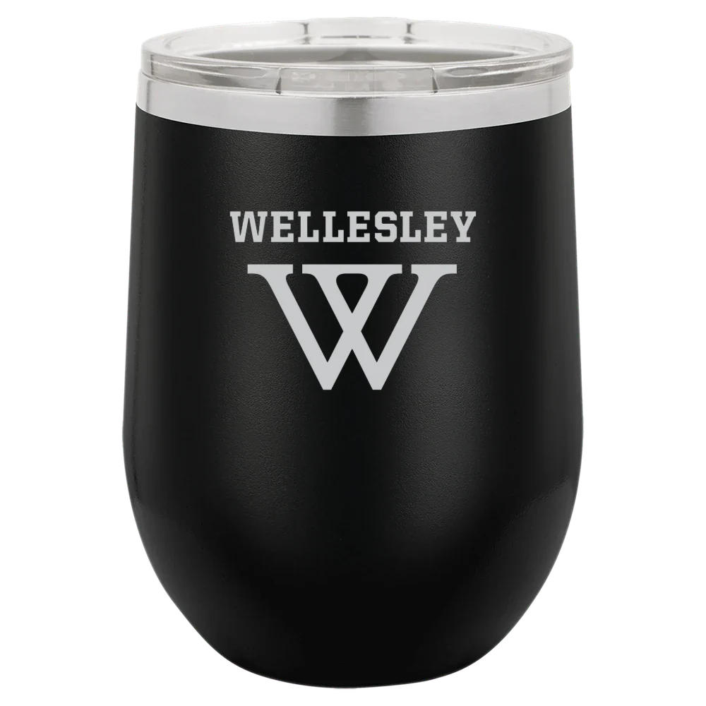 Wellesley College Polar Camel 12 oz. Stemless Wine Tumbler